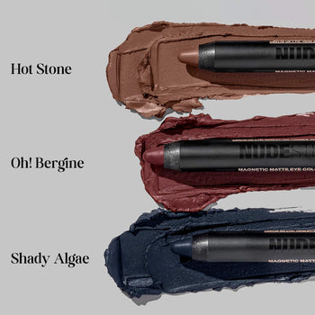 Dark Romantics Mini Kit pencils with texture swatch