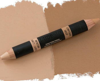 Sculpting Pencil in shade medium deep 3 with texture swatch