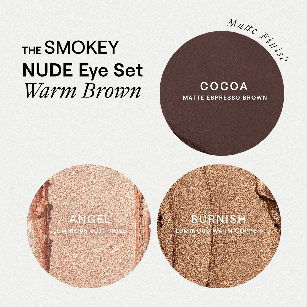 Smokey Nude Eyes - Warm Brown