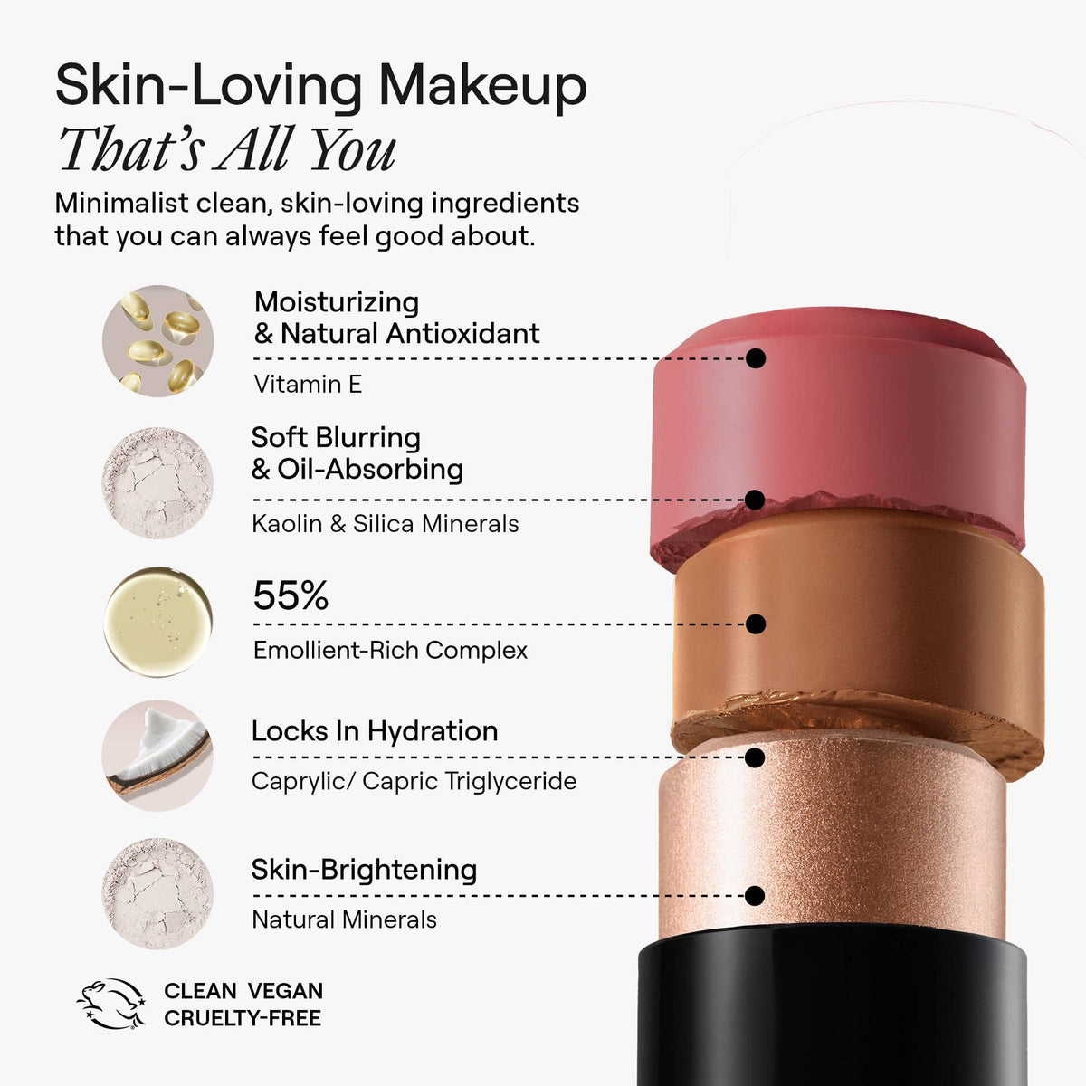 Nude Face Set: 3 Step Rosy Pink