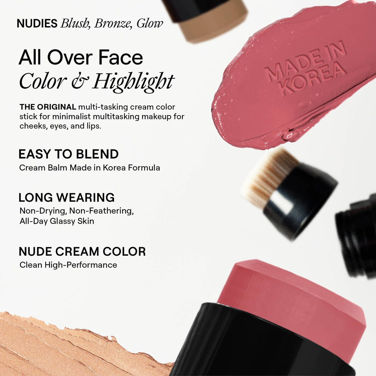 Nude Face Set: 3 Step Rosy Pink