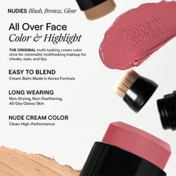Nude Face Set: 3 Step Rosy Pink