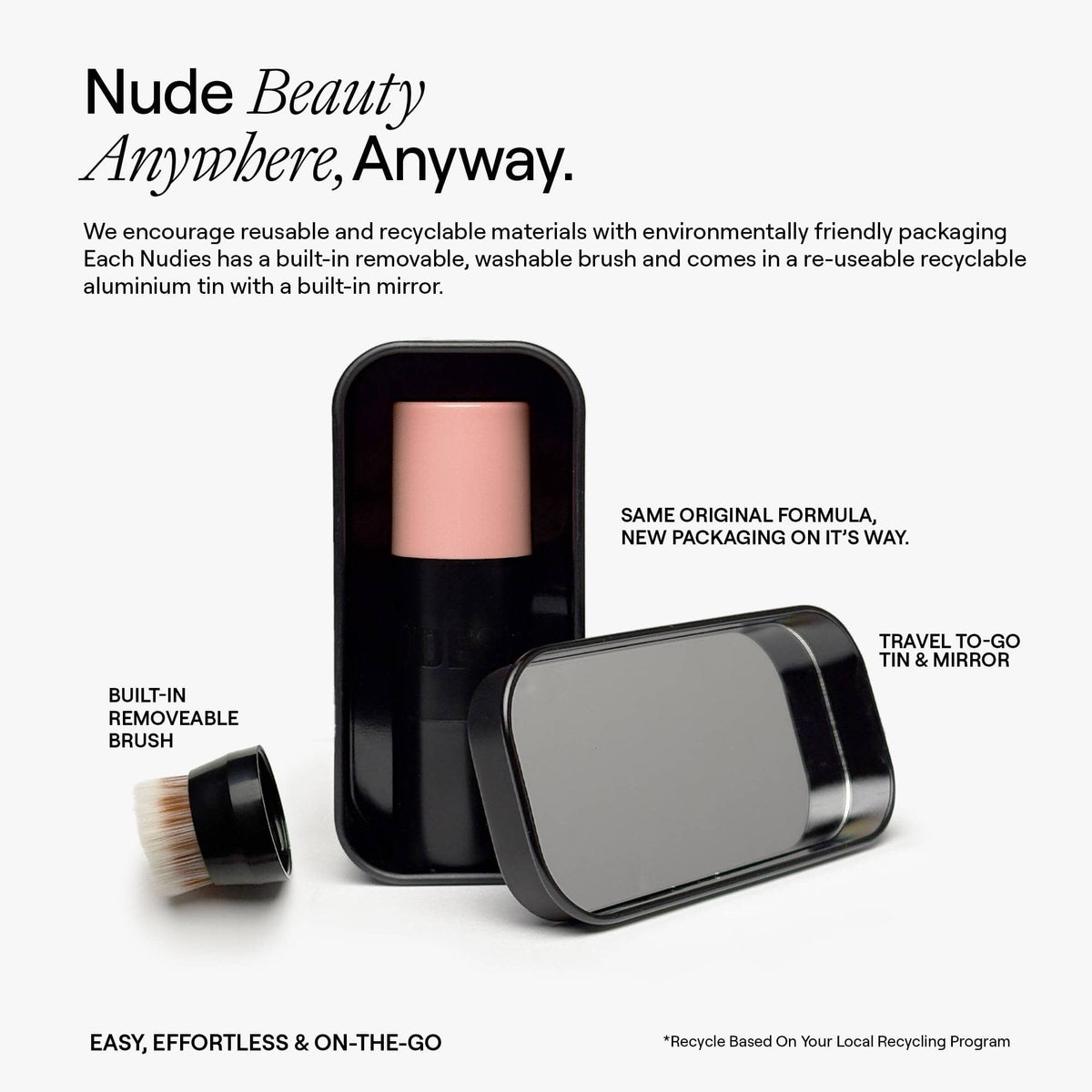 Nude Face Set: 3 Step Rosy Pink