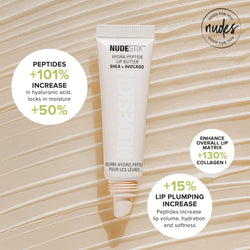 Hydra-Peptide Lip Butter in shade Clear Gloss with ingredients descriptions