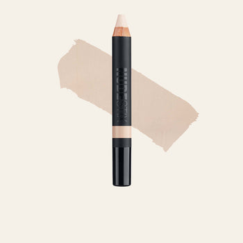 Concealer pencil in shade light 1 with texture swatch