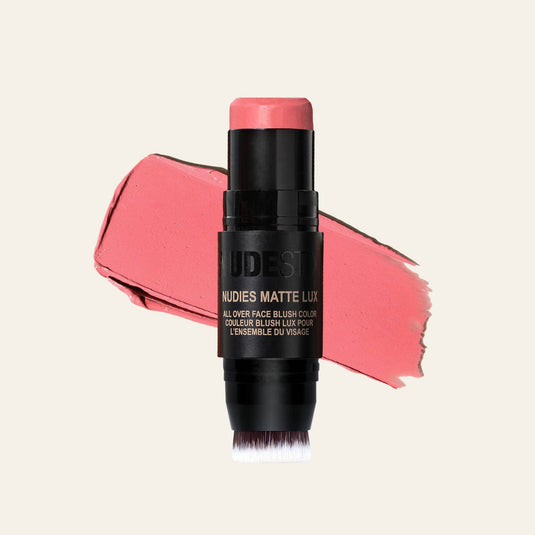 Nudies Matte Lux Blush in shade Rosy Posy