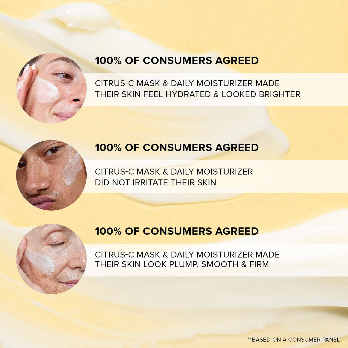 Consumer claims after wearing Citrus-C mask from Nude Basics Kit - 5