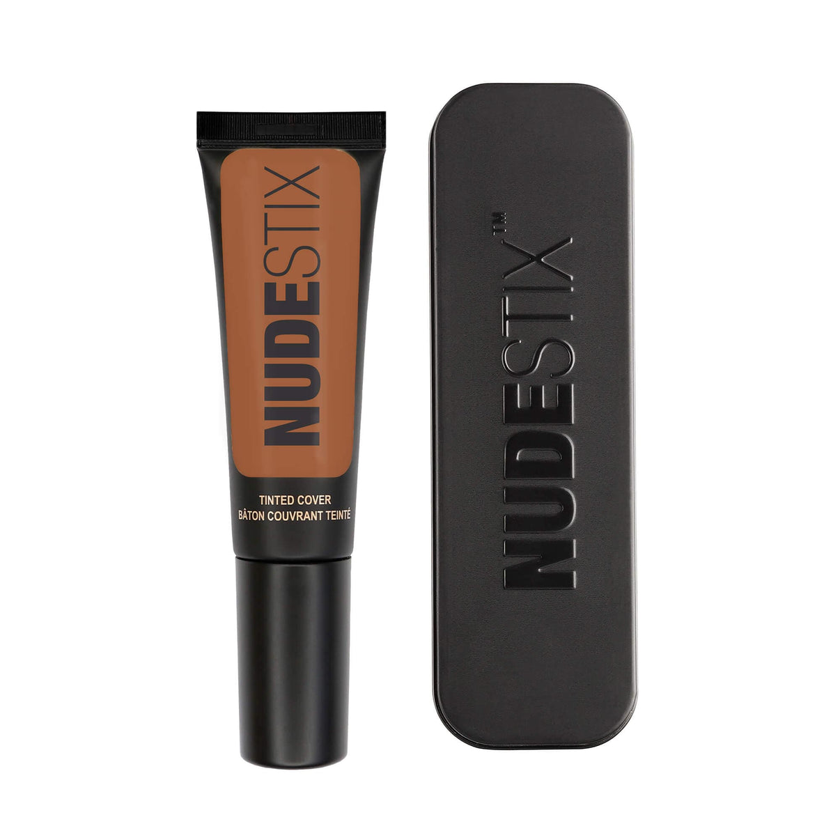 Tinted Cover Liquid Foundation in shade nude 9 and Nudestix can
