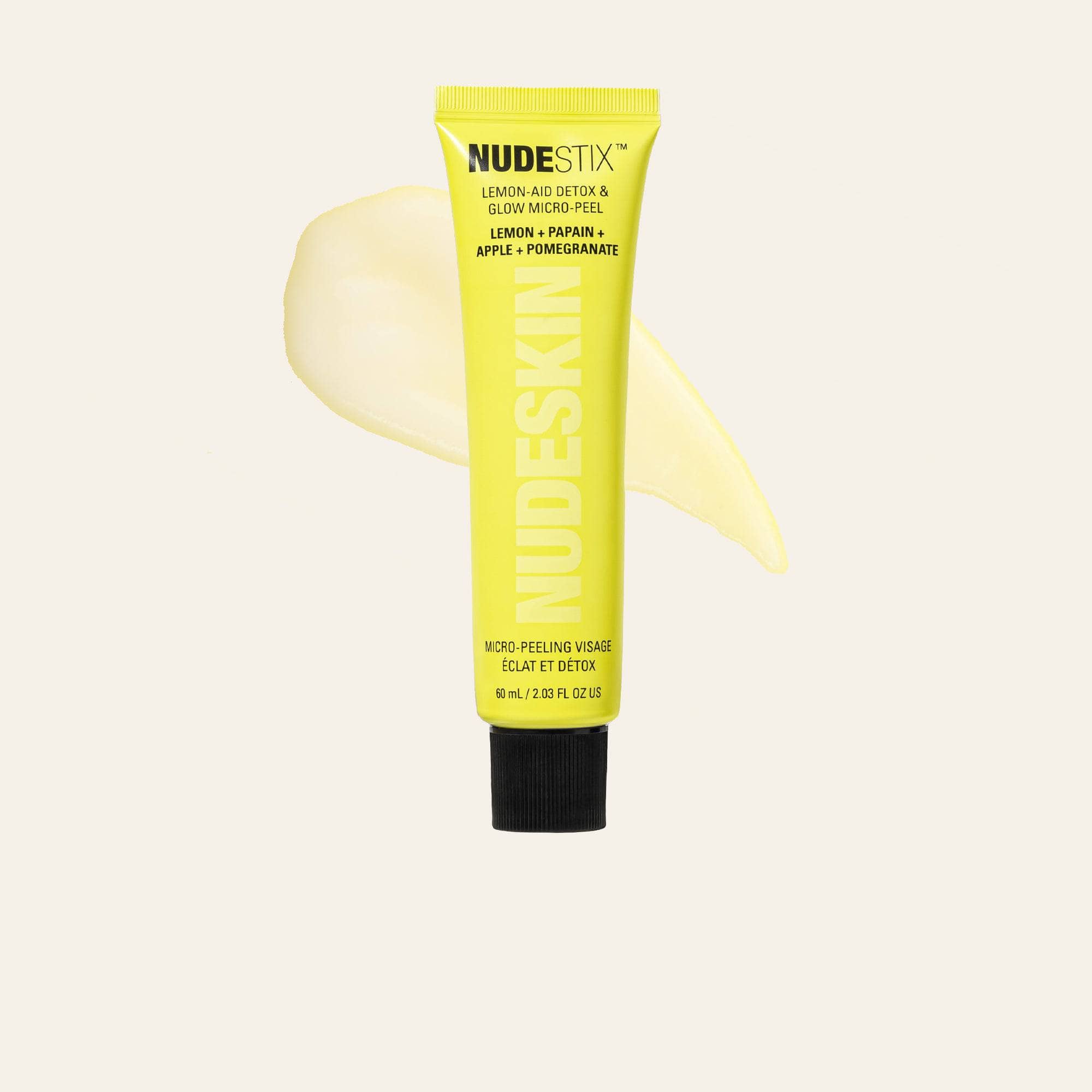 Chemical Peel Face Exfoliator | Lemon-Aid Detox & Glow Micro-Peel |  NUDESKIN – Nudestix