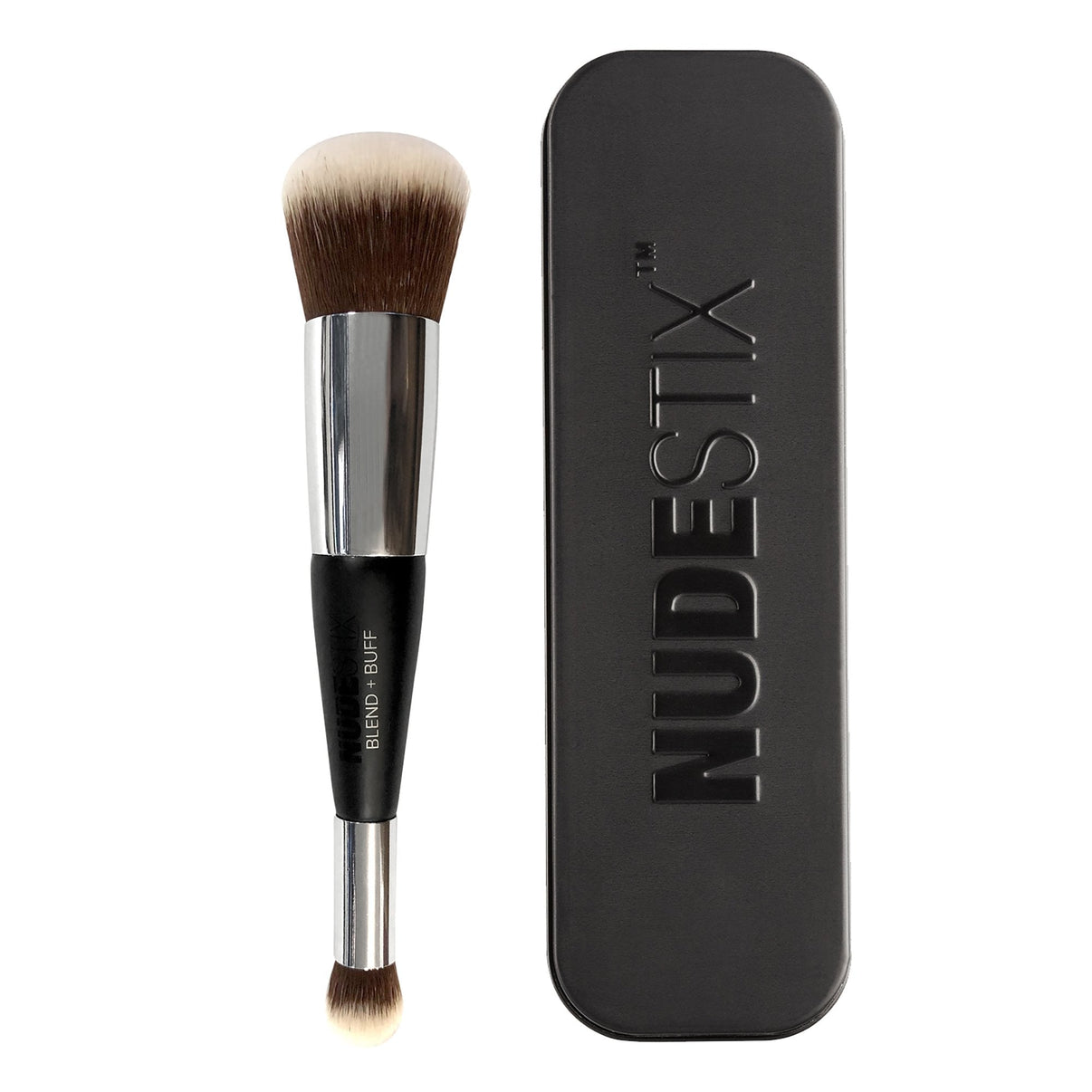  Blend & Buff Foundation Brush with Nudestix Can