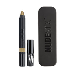 Magnetic Eye Color in shade Queen Olive with sharpener and Nudestix can-65
