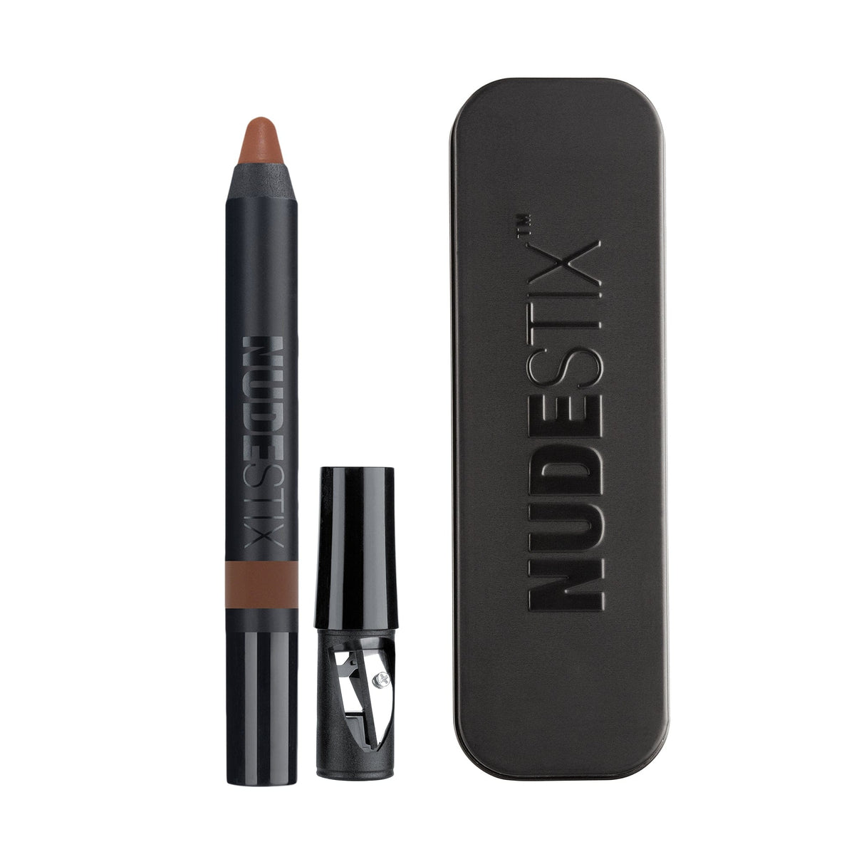 Magnetic Eye Color in shade fig with nudestix can