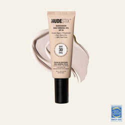 Tube of Nudescreen Daily Mineral Veil SPF Moisturizer in shade cool