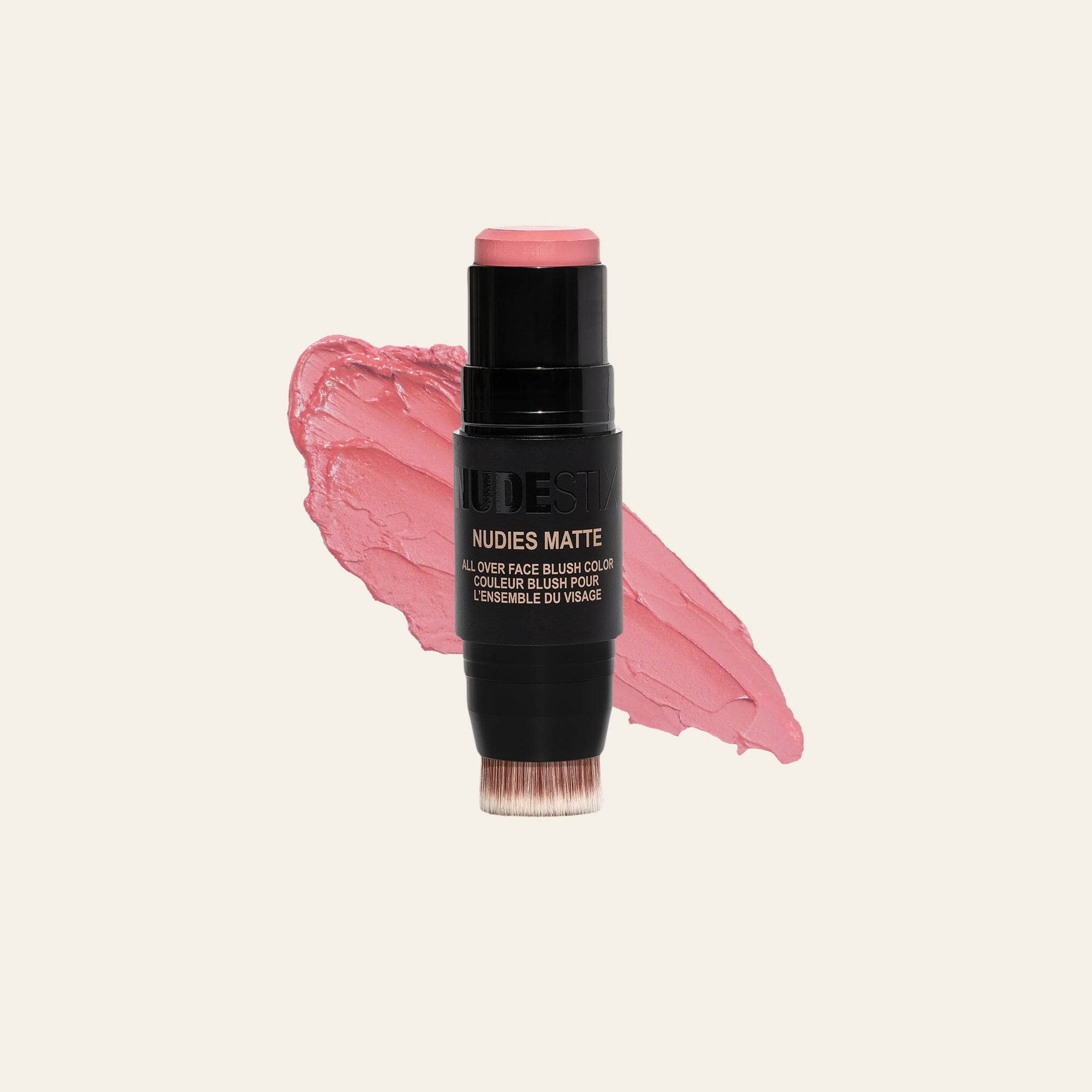 Nudies Blush Stick with texture swatch