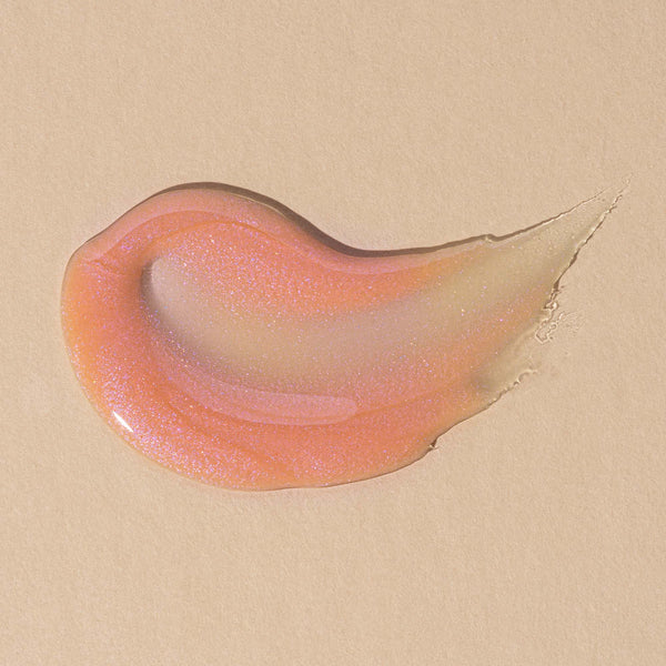 Lip Glace in shade Labadi texture swatch